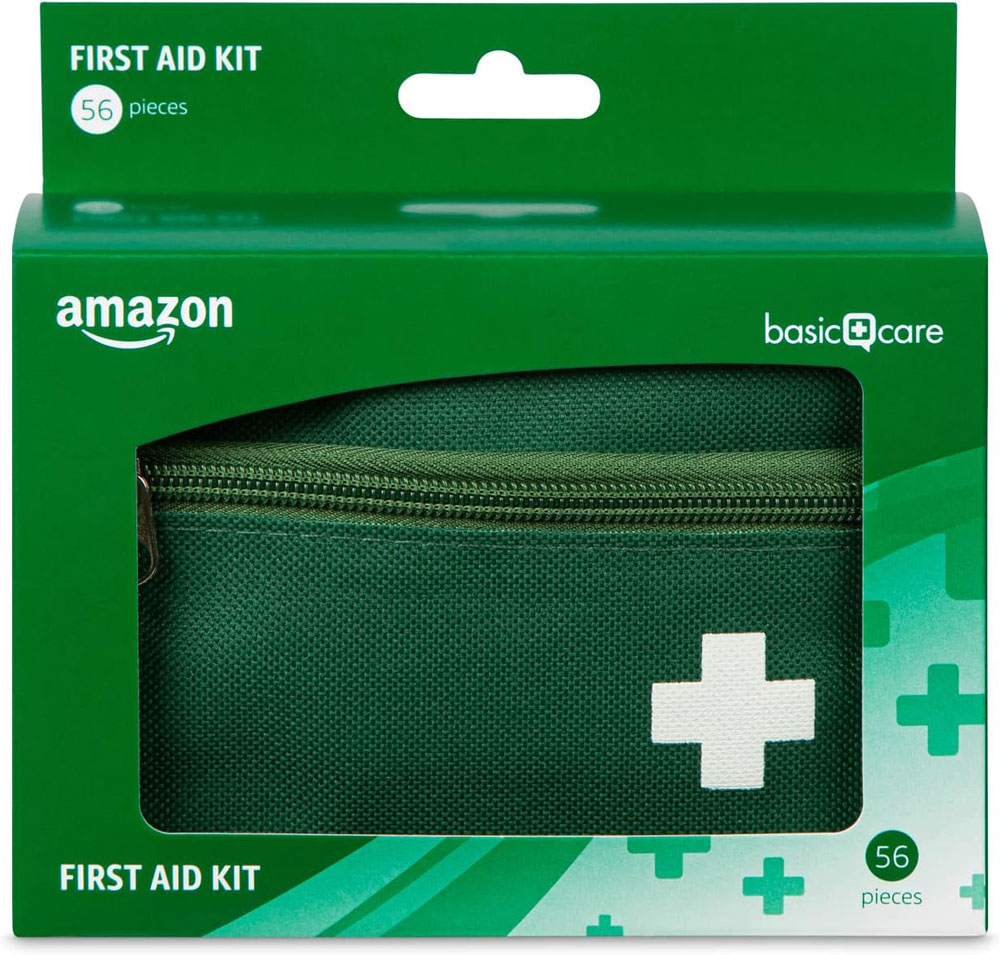 Amazon Basic Care - First Aid Kit - 56 Pieces