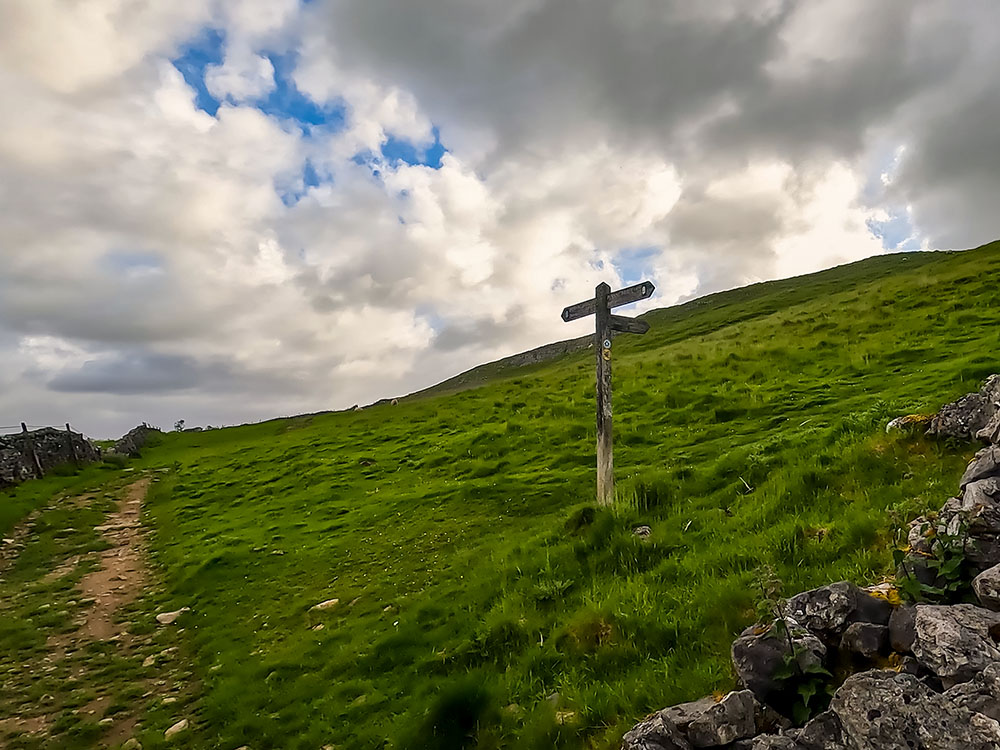 Signpost for Malham