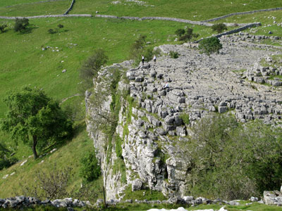 Limestone pavement above Malham Cove