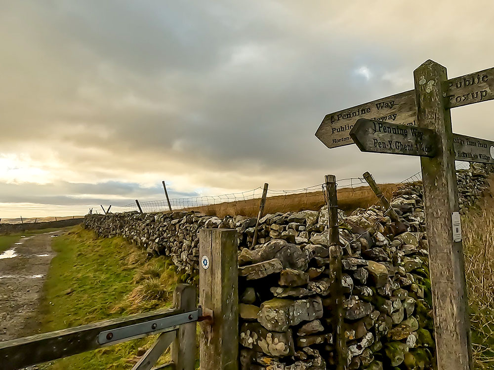 Entering Horton Scar Lane