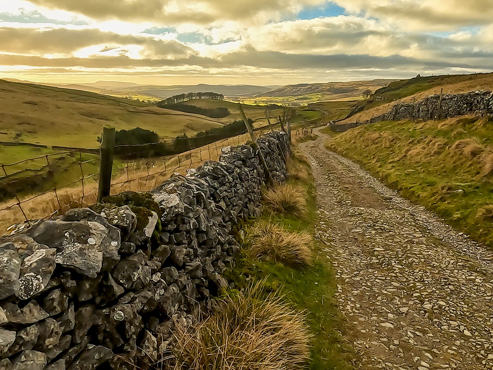 Heading back down Horton Scar Lane