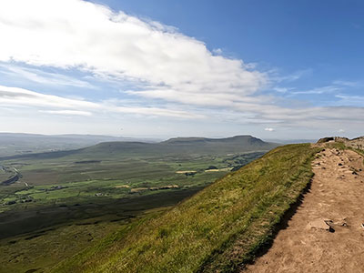 Ingleborough from near the summit of Whernside